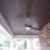Stained Pine Porch Ceiling Photo